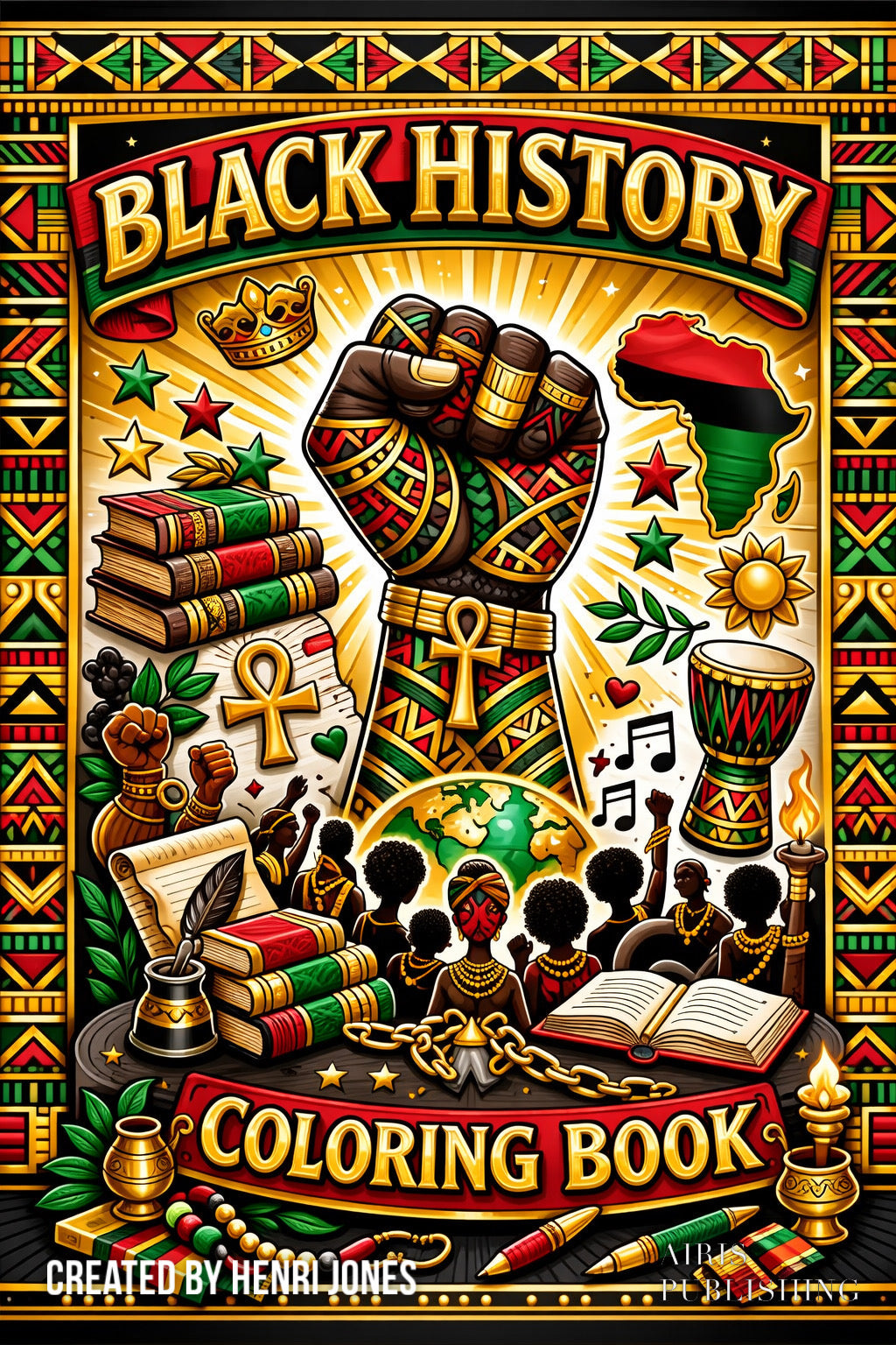Black History Coloring Book (Digital)