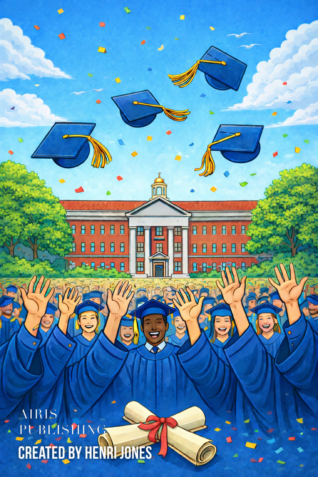 Men’s Graduation Coloring Book (Digital)