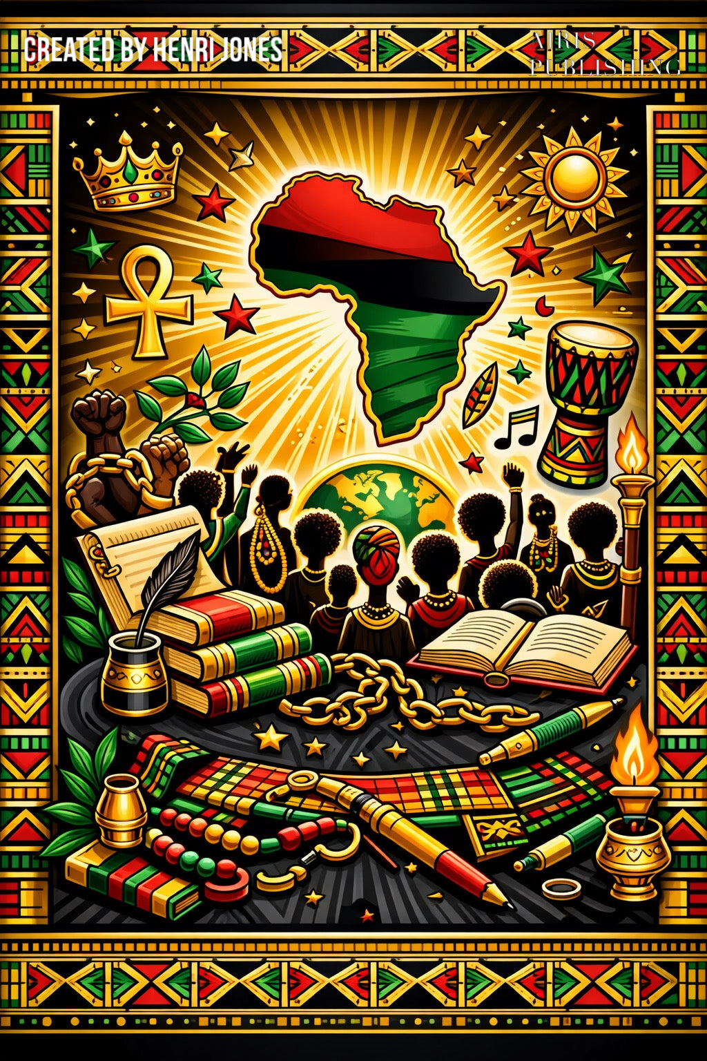 Black History Coloring Book (Digital)