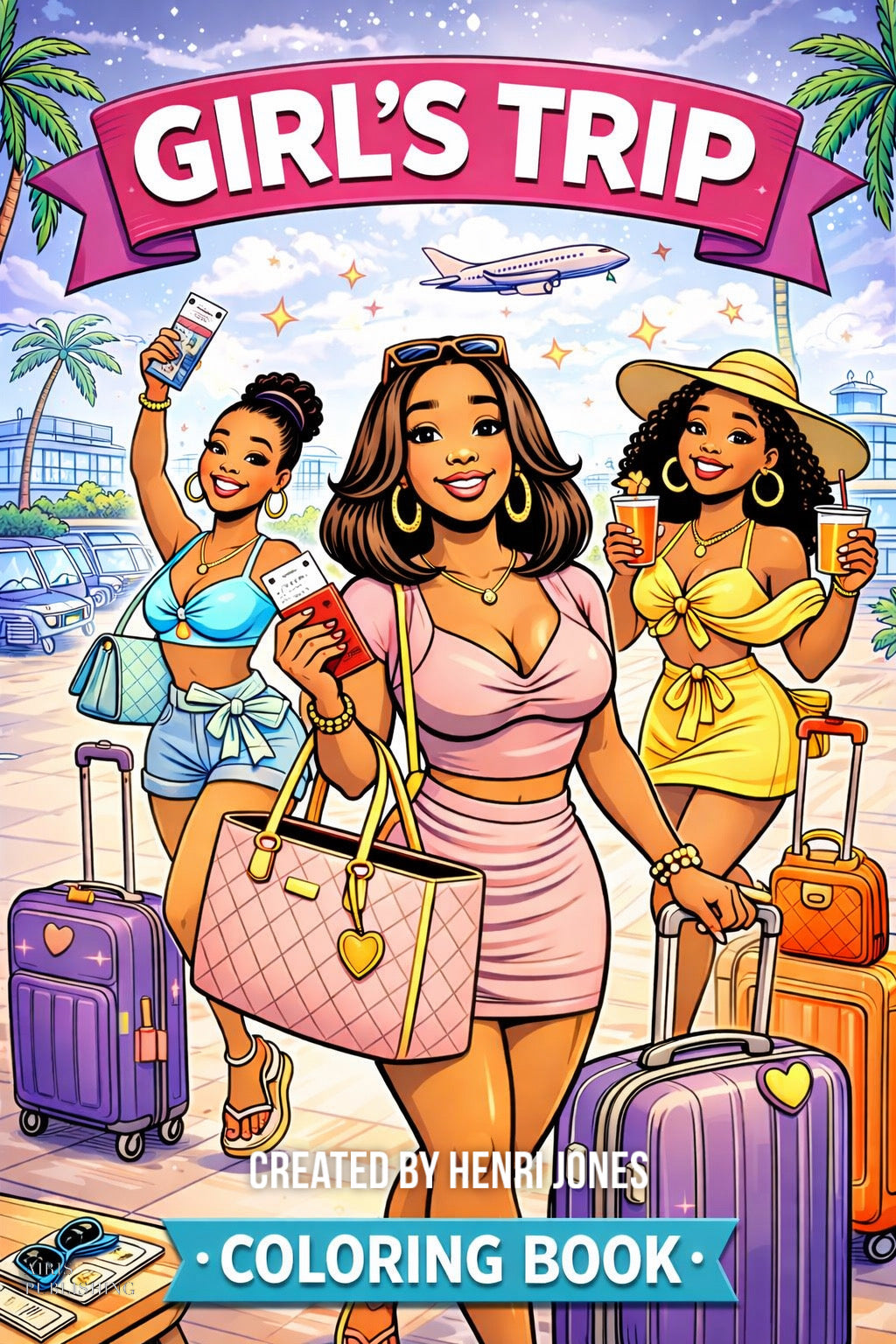 Girl’s Trip Coloring Book